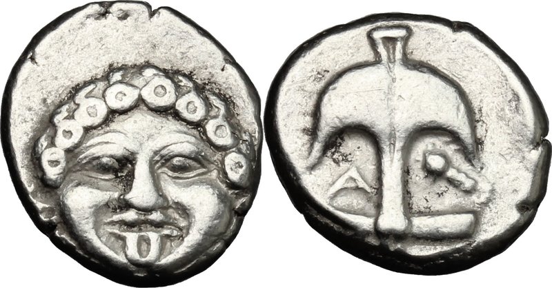 Continental Greece. Thrace, Apollonia Pontika. AR Drachm, late 5th-4th centuries...
