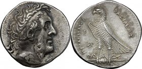 Africa. Egypt, Ptolemaic Kingdom. Ptolemy I Soter (305-285 BC). AR Tetradrachm, Alexandria mint, 305-285 BC. D/ Head right, diademed. R/ Eagle standin...