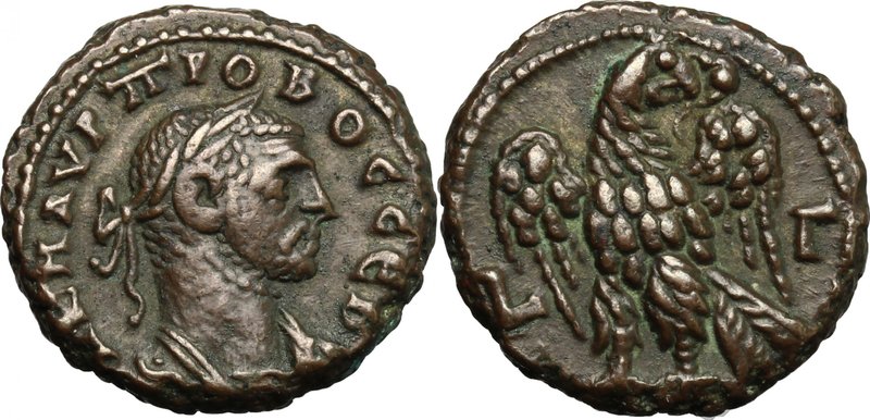 Probus (276-282). BI Tetradrachm, Alexandria mint, 277-278. D/ Bust right, laure...