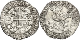 Italy. Robert of Anjou (1309-1343). AR Gigliato, Napoli mint. MIR 28. P.R. 2. AR. g. 3.96 mm. 28.00 Good VF.
