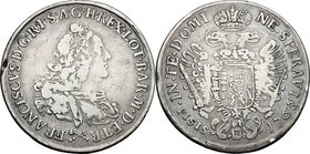 Italy. Francesco I di Lorena (1708-1765). AR Francescone, Florence mint, 1763. AR. g. 26.78 mm. 42.00 Toned. About VF.