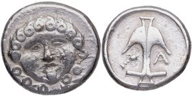 450-400 aC. Tracia. Apolonia Pontika (450-400 aC). Dracma. Ag 2,85 g. MBC+. Est.90.