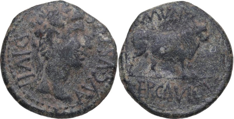 27 aC-14dC. Época de Augusto. Celsa (Velilla de Ebro, Zaragoza). As. AB 804. Ae....
