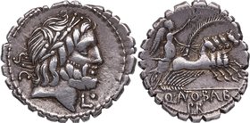 83-82 aC. Familia Antonia. Auxiliar de Roma. Denario. FFC 158. Ag. 3,91 g. Escasa. MBC+. Est.180.