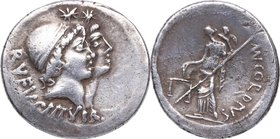 46 aC. Familia Cordia. Roma. Denario. FFC 602. Ag. 4,04 g. MBC+. Est.100.