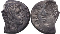 27 aC-14 dC. Augusto (27 aC-14 dC). Denario. RIC 26. Ag. 2,57 g. Incuso. (EBC-). Est.100.