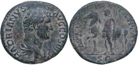 117-138 dC. Adriano. Mavretania SC. As. RIC II-859. Ae. 10,98 g. MBC / BC+. Est.400.