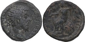 177-192 dC. Marco Aurelio. Roma. Dupondio. RIC 333. Ag. 13,25 g. MBC- / BC+. Est.70.