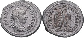 Filipo II (247-249 dC). Antioquia. Tetradracma. Se 4147. Ae. 12,82 g. EBC / EBC+. Est.250.