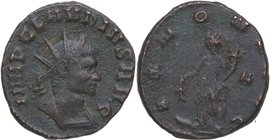 268-270 dC. Claudio II El Gótico. Antoniniano. Ae. 3,80 g. BC+. Est.30.