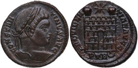 307-337 dC. Constantino I. Treverorum Avg.. Nummus. RIC VII Trier 475. Ae. 3,31 g. EBC /EBC+. Est.30.