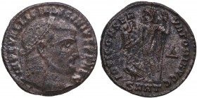 308-323 dC. Licinio I. Lote de 1/2 Follis y 1 Follis. Ae. MBC / MBC-. Est.20.