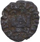 1349-1387. Navarra. Carlos El Malo (1349-1387). 1/2 Carlín. Cru 237. 0,54 g. MBC. Est.100.