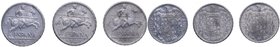 1939-1975. Franco (1939-1975). Lote dos monedas 5 céntimos 1941 y 1945. Cy 1. Al. SC . Est.20.