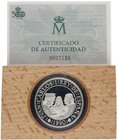 1990. V Centenario. 5000 pesetas FDC. Ag. FDC mate. Est.60.