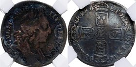 1696. Gran Bretaña. Guillermo III. 6 peniques . Km 489. Encapsulada en NN Coins 2762877-052 en VF25. MBC-. Est.150.