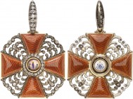 Orders and Decorations 
 RUSSIAN EMPIRE (UNTIL 1917) / Российская империя (до 1917) 
 Imperial Order of Saint Anne . 3rd model (1828–1917), 2nd-grad...