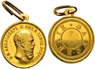 Alexander II 
 Gold award medal n.d. Award for zeal. Dies by L. Steinman. Diameter 29.4 mm. 21,23 g (with loop). Diakov -. Bitkin 1017 (R3). Very rar...