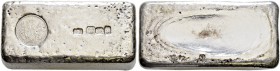 Alexander III 
 Mining tokens / Аффинажные слитки 
 Russian silver ingot w/o date with several stamps. 409,16 g. Approx. 675 mm * 323 mm * 201 mm. A...