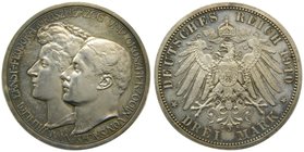 Alemania. Prussia. Drei mark. 3 mark. 1910 A. Wilhelm II. 16,67 gr Ag. (km#530).
Grado: mbc