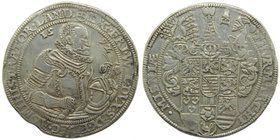 Alemania. Sachsen-Alt-Weimar. Taler. 1592. Friedrich Wilhelm (1591-1602). Reichstaler. Ag 29,10 gr. (Dav.9783). Thaler.
Grado: mbc