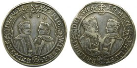 Alemania. Sajonia . Taler. 1610. German States. SAXE-ALTENBURG. Johann Philipp and Three Brothers: Friedrich, Johann Wilhelm and Friedrich Wilhelm (da...