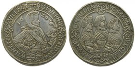 Alemania. Saxe-Altenburg. Taler. 1624. (Juan Felipe y sus tres hermanos). Thaler. (Dav.7371).(Posiblemente estuvo colgada. Pequeña limadura). (Johann ...