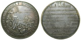 Alemania. Medalla. 1648. Medal. Dukes of Mansfeld-Munster silver Medal 1648, Deth./Ord. 29, large medallic 1 1/2 Taler struck to commemorate the peace...