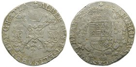 Austria. Patagon. S/F. (1559/1621). Bruselas de Brabante. Alberto e Isabel. 28,02 Gr Ag.
Grado: mbc