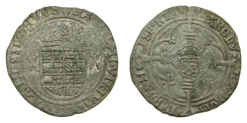 Bélgica. Ducado de Brabante. Carlos V Emperador (1506-1555). Stuiver o patard. A...