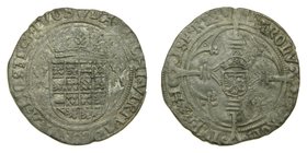 Bélgica. Ducado de Brabante. Carlos V Emperador (1506-1555). Stuiver o patard. Amberes. Van-229. VE. 
Grado: mbc-/mbc