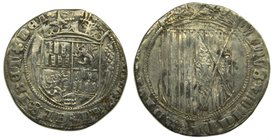 REYES CATOLICOS. Segovia 1 Real. (1474-1504). 2,81 gr ag. (cal.337). 
Grado: mbc