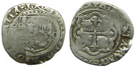 FELIPE II. México. 1 real. (1556-1598). SF. (cal.643). Escudo entre mº y O. 3,15 gr Ag. Grieta.
Grado: bc