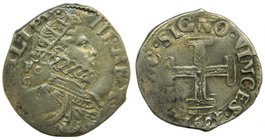 FELIPE III. 1 Carlino. 1621. Nápoles. (Vti-218). (Mir 211/3). (km#29). Ar. 2,34g.
Grado: mbc
