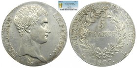 Francia. 5 Francs. 1807 L. Bayonne. (km673.8). (Gad.581). PCGS AU Detail.
Grado: AU