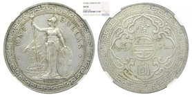 Gran Bretaña. Trade Dollar 1934 B Bombay (km#T5) Ag. Britannia. NGC AU58
Grado: AU58