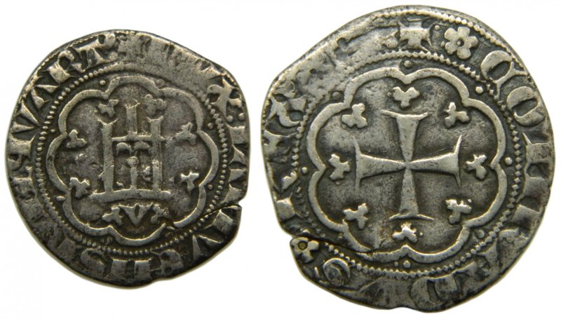 Italia . Grosso . (1356-1363) GENOVA SIMON BOCCANEGRA, DOGE IV , sigla V. CNI 45...