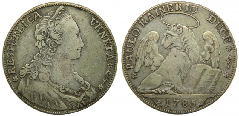 Italia . Tallero 1785. Italien Italien - Venedig Paulo Rainerio Duce (1779 - 178...