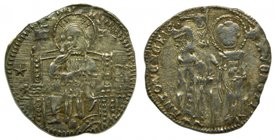 Italia Venecia Grosso (1382-1400) Antonio Vernier. 1,94 gr Ag. Cospel iregular.
Grado: mbc