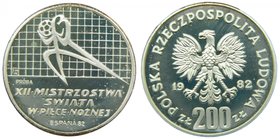 Polonia 1982 200 Zlotych. PROBA PATERN. Similar al pr475 en plata . no catalogada. (km#PR475) . gr Ag. box Original. certificate
Grado: proof