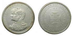 Portugal . 1000 Reis. 1898. Carlos I . (km#539) 24,98 gr Ag. 
Grado: mbc+
