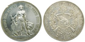 Suiza 5 Francs Bern 1885 (X#S17) 25,03 gr ag. Switzerland. Golpecito. Anverso limpiado.
Grado: ebc