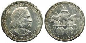 Estados Unidos Half Dollar 1892 (km#117) columbian. Silver.
Grado: ebc+