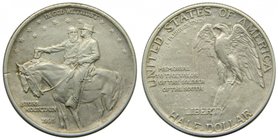Estados Unidos de América. 1/2 dólar. 1925. Stone Mountain Memorial. (Km#157). Ag 12,46 gr. 900 mls. Commemorative coinage. 
Grado: ebc