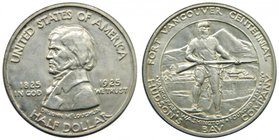 Estados Unidos de América. 1/2 dólar. 1925. Fort Vancouver Centennial. (Km#158). Ag 12,45 gr. 900 mls. Commemorative coinage. 
Grado: ebc