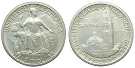 Estados Unidos de América. 1/2 dólar. 1935. San Diego-Pacific International Exposition. (Km#171). Ag 12,50 gr. 900 mls. California. Commemorative coin...