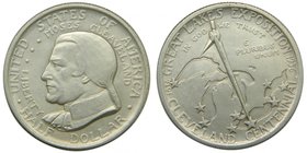 Estados Unidos de América. 1/2 dólar. 1936. Cleveland-Great Lakes Exposition. (Km#177). Ag 12,55 gr. 900 mls. Moses Cleaveland. Commemorative coinage....