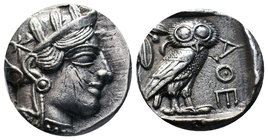 Attica. Athens 420-405 BC. Tetradrachm AR, 

Condition: Very Fine

Weight: 16.82 gr
Diameter: 22.92mm