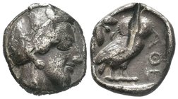 Attica. Athens 420-405 BC. Tetradrachm AR, 

Condition: Very Fine

Weight: 17.00 gr
Diameter: 22.91mm