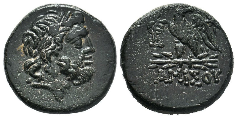 PONTOS. Amisos. (Circa 100-85 BC).AE Bronze

Condition: Very Fine

Weight: 8.47g...
